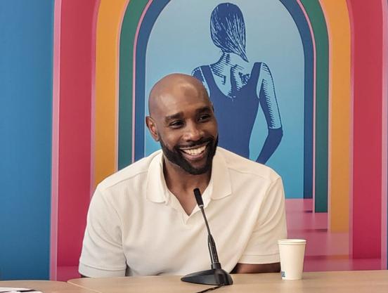 Watson star Morris Chestnut at the Monte-Carlo TV Festival, June 2025