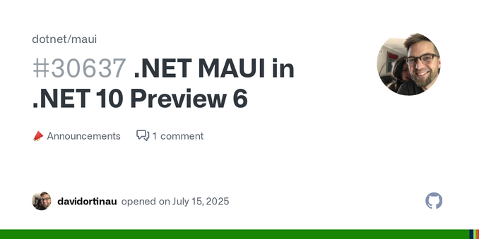 This release was focused on quality improvements to .NET MAUI, .NET for Android, and .NET for iOS, Mac Catalyst, macOS, and tvOS. You can find detailed information about the improvements below: .NE...