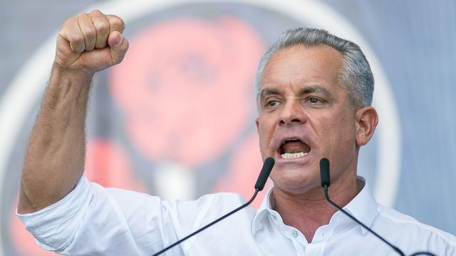 Vladimir Plahotniuc addresses a rally in Chisinau, 9 June 2019 | Copyright AP Photo Vladimir Plahotniuc addresses a rally in Chisinau, 9 June 2019 | Copyright AP Photo