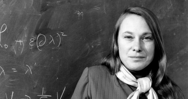 Mary K Gaillard in 1985, four years after she became the first woman hired by the physics department at the University of California, Berkeley.