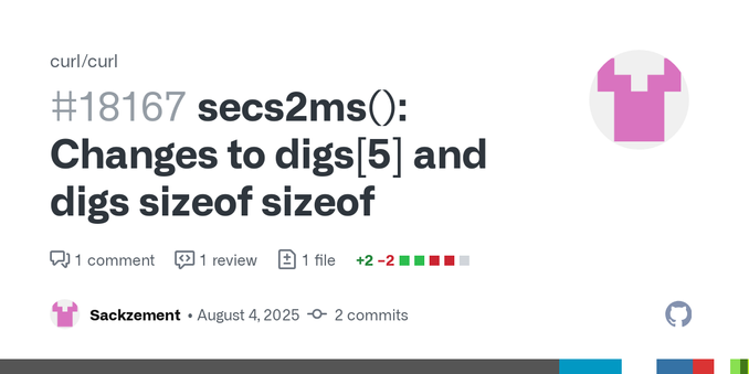 First commit changes this:
long val;
secs2ms(&amp;val, &quot;1.23456&quot;);   // val = 1234 // ok
secs2ms(&amp;val, &quot;1.234567&quot;);  // val = 1023 // should be 1234
secs2ms(&amp;val, &quot;...