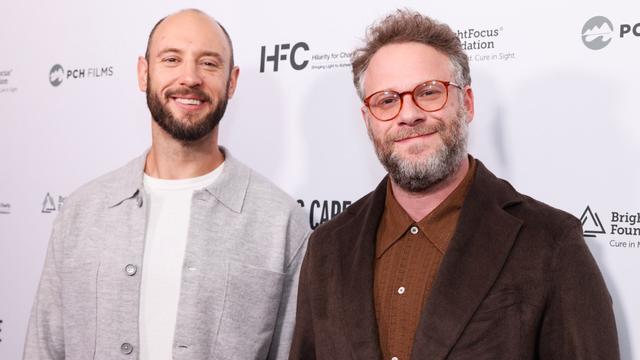 Evan Goldberg with Seth Rogen