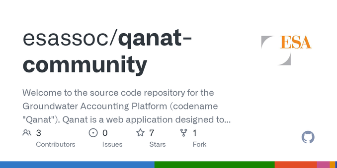 Welcome to the source code repository for the Groundwater Accounting Platform (codename &quot;Qanat&quot;). Qanat is a web application designed to help users monitor and understand their groundwate...