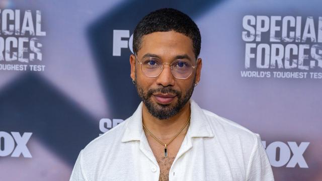 Jussie Smollett attends the Fox's "Special Forces" red carpet at the Fox Studio Lot on Sept. 9 in Los Angeles.