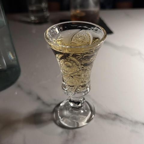 They even gave me a fancy shot of Malört on the house