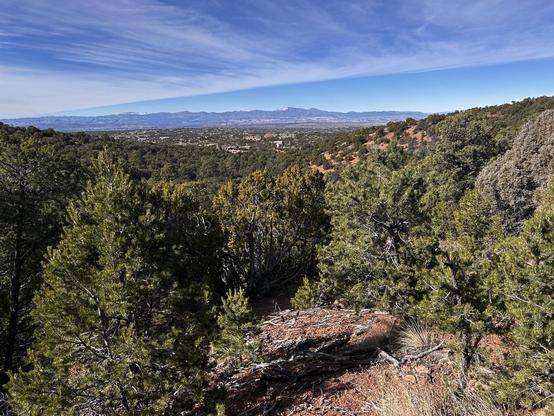 Valley view w mountains in the distance 