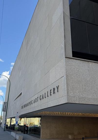 The outside of Winnipeg Art Gallery WAG